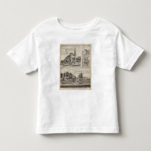 Camiseta De Bebé Residencia, granja, iglesia y tienda en Minnesota