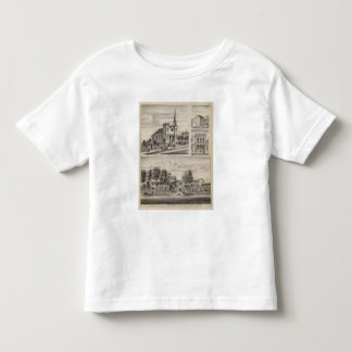 Camiseta De Bebé Residencia, granja, iglesia y tienda en Minnesota