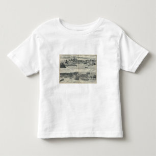 Camiseta De Bebé Residencias del área de los inviernos, granjas