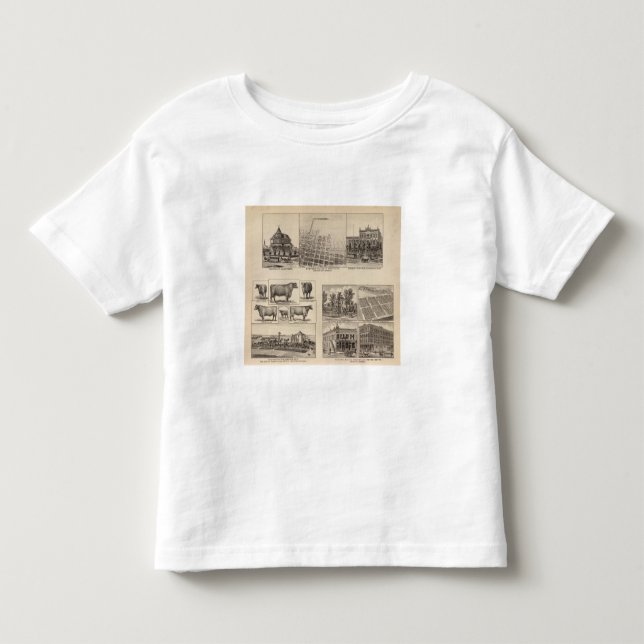 Camiseta De Bebé Residencias en Kansas (Anverso)