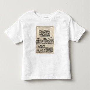 Camiseta De Bebé Residencias, granjas, negocios