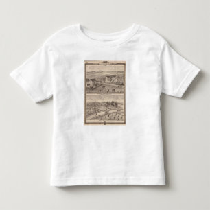 Camiseta De Bebé Residencias y granjas de la madera de J Canfield y