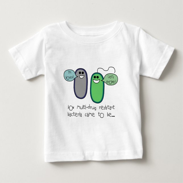 Camiseta De Bebé Resistencia a los medicamentos (Anverso)