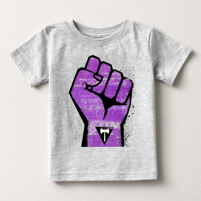 Camiseta De Bebé Resistencia Lesbiana (Anverso)