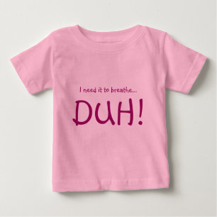 Camiseta De Bebé Respire en el Cuteness