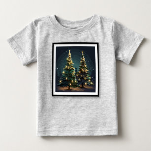 Camiseta De Bebé Resplandor de Tannenbaum