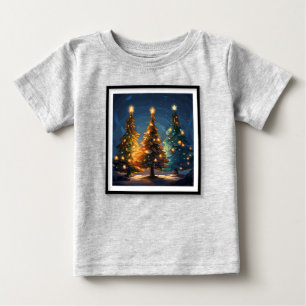 Camiseta De Bebé Resplandor de Tannenbaum