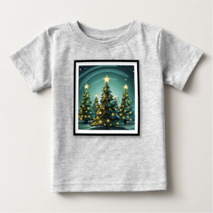 Camiseta De Bebé Resplandor de Tannenbaum