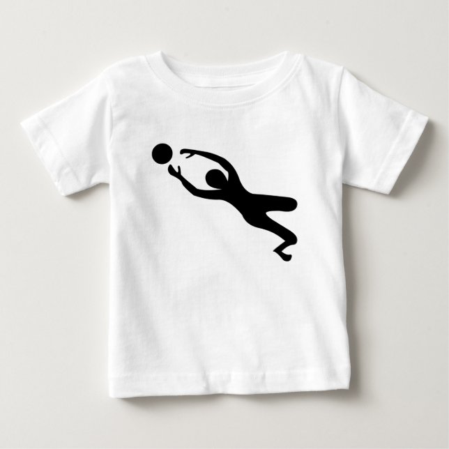 Camiseta De Bebé Responsable de la consecución de objetivos - Negro (Anverso)