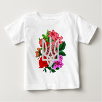 Resto botánico y tridente ucraniano tryzub