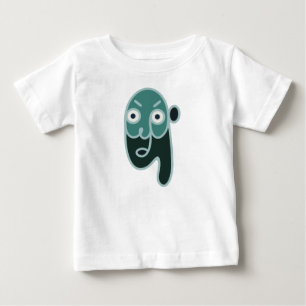 Camiseta De Bebé Resumen Cara Zombie