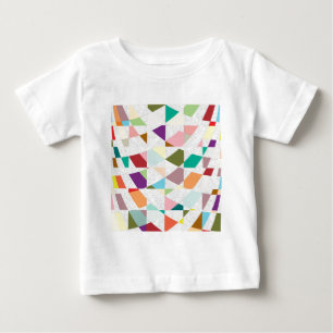 Camiseta De Bebé Resumen de colores Damask