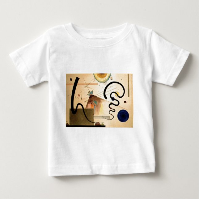 Camiseta De Bebé Resumen de Kandinsky (Anverso)