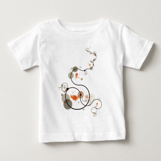 Camiseta De Bebé Resumen de línea (Anverso)