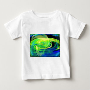 Camiseta De Bebé Resumen de Neon Alien Landscape