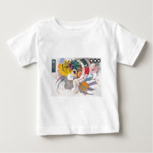 Camiseta De Bebé Resumen dominante de la curva de Kandinsky