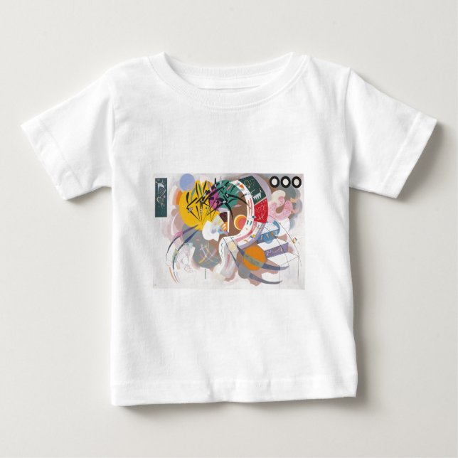 Camiseta De Bebé Resumen dominante de la curva de Kandinsky (Anverso)