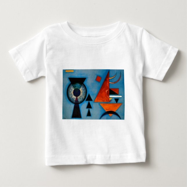 Camiseta De Bebé Resumen duro suave de Kandinsky (Anverso)