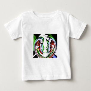 Camiseta De Bebé Resumen Impresión de arte Face Hakuna Matata