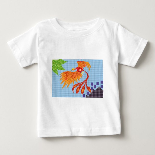Camiseta De Bebé Resurgir del ave fenix (Anverso)