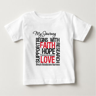 Camiseta De Bebé Retinoblastoma que mi viaje comienza con la fe