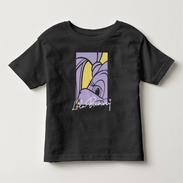 Camiseta De Bebé Retrato Autógrafo de Lola (Anverso)