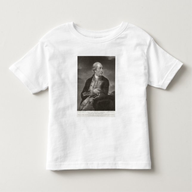 Camiseta De Bebé Retrato capitanes del granjero de George de (Anverso)