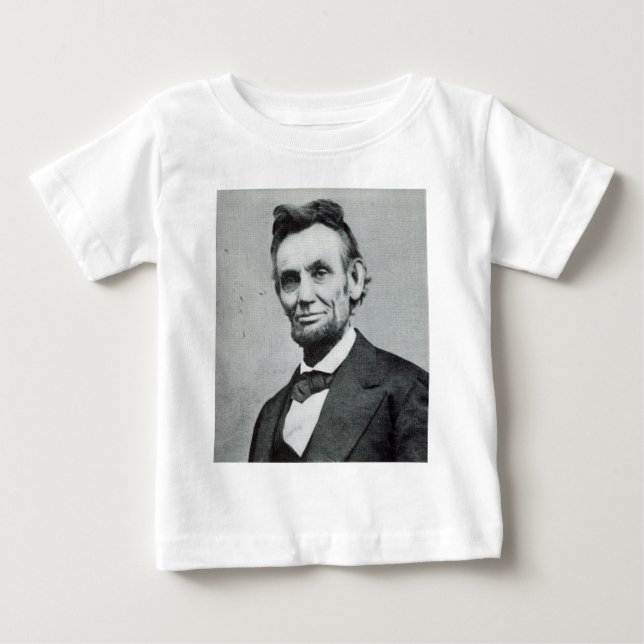 Camiseta De Bebé Retrato de Abe Lincoln 1 (Anverso)