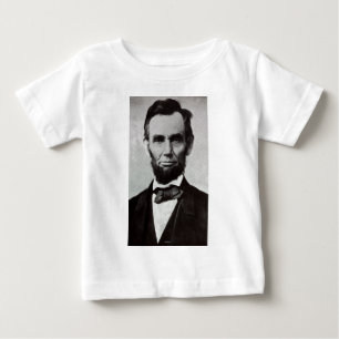 Camiseta De Bebé Retrato de Abe Lincoln 2