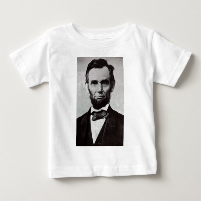 Camiseta De Bebé Retrato de Abe Lincoln 2 (Anverso)