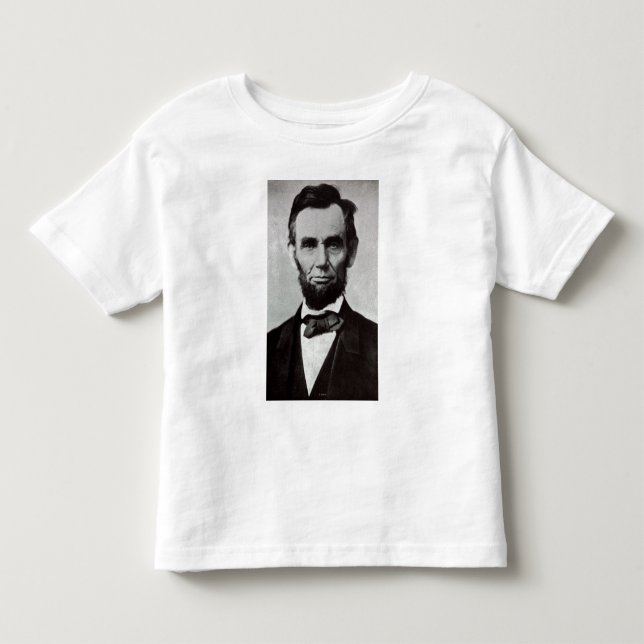 Camiseta De Bebé Retrato de Abe Lincoln 2 (Anverso)