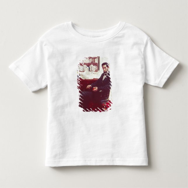 Camiseta De Bebé Retrato de Abraham Lincoln (Anverso)