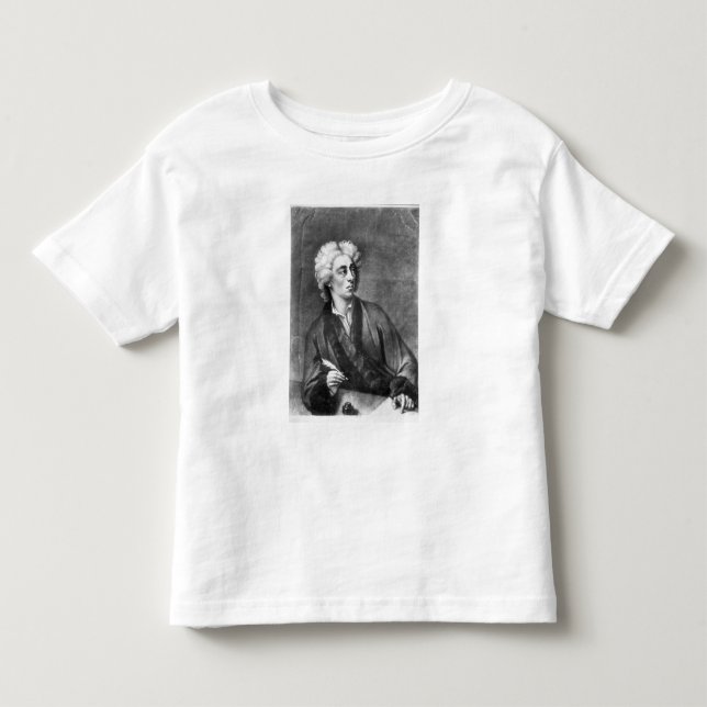 Camiseta De Bebé Retrato de Alexander Pope (Anverso)