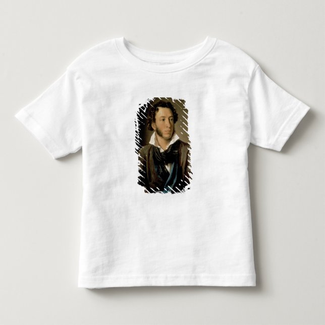 Camiseta De Bebé Retrato de Alexander Pushkin (Anverso)