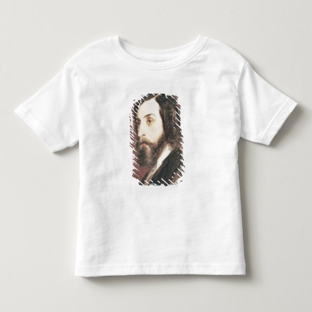 Camiseta De Bebé Retrato de Alfred de Musset (Anverso)