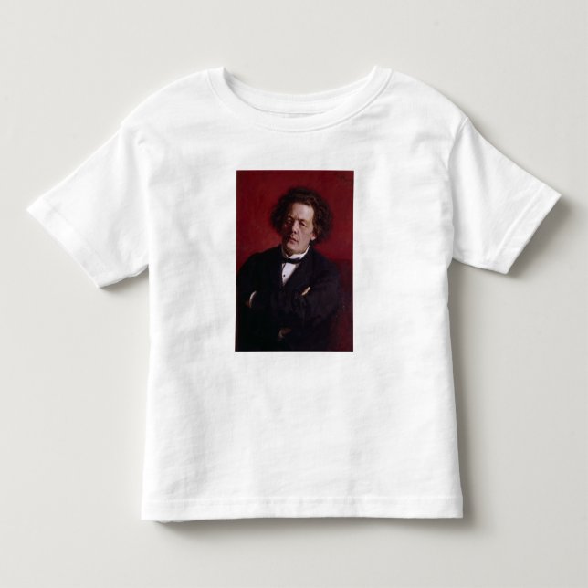 Camiseta De Bebé Retrato de Antón Grigoryevich Rubinstein, 1881 (Anverso)