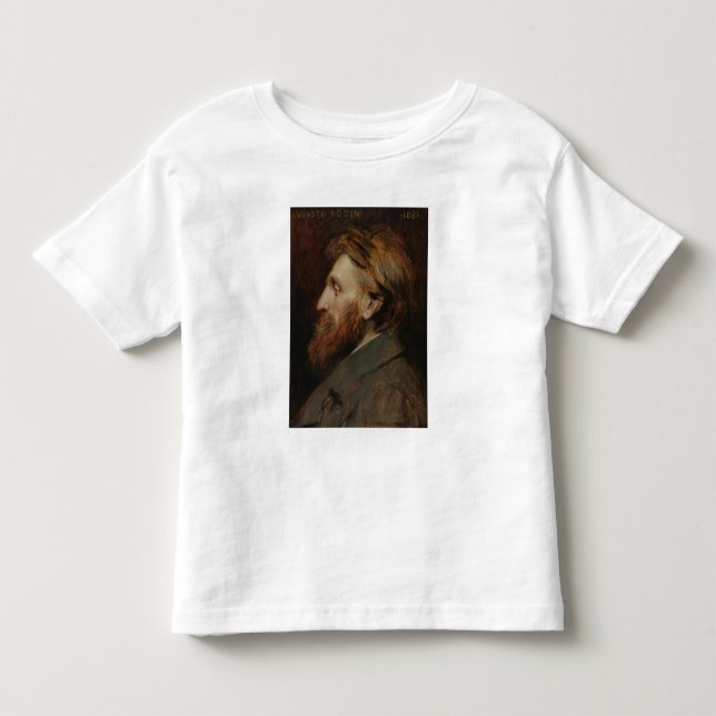Camiseta De Bebé Retrato de Auguste Rodin 1881 (Anverso)