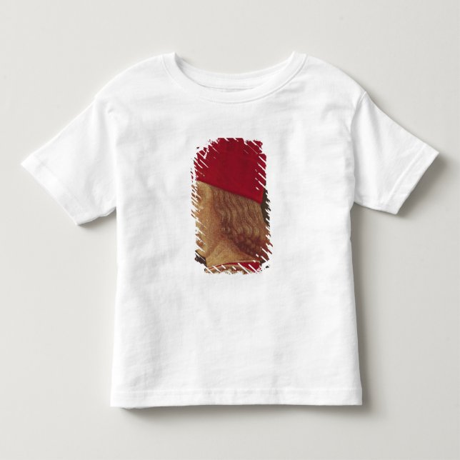 Camiseta De Bebé Retrato de Borso de Este, Príncipe de Ferrara (Anverso)