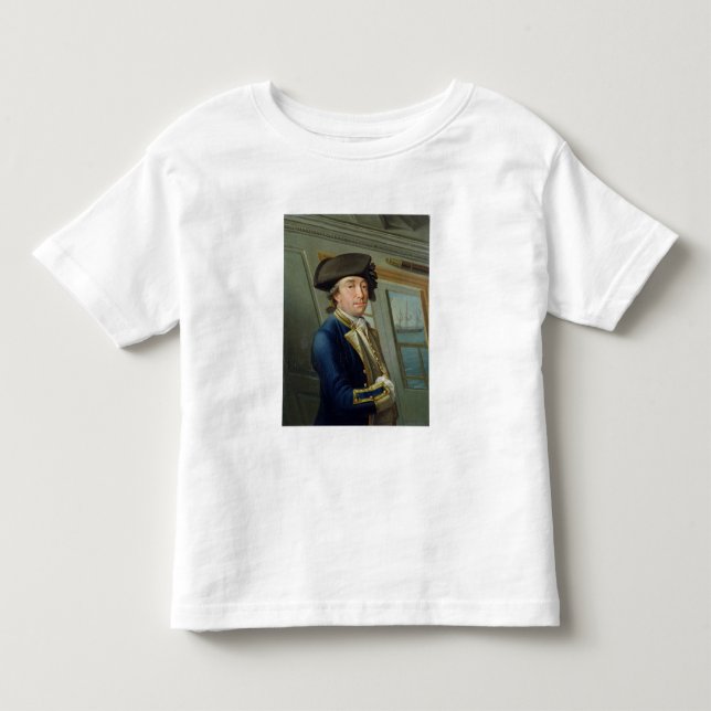 Camiseta De Bebé Retrato de capitán Guillermo Locker (1731-1800) (Anverso)