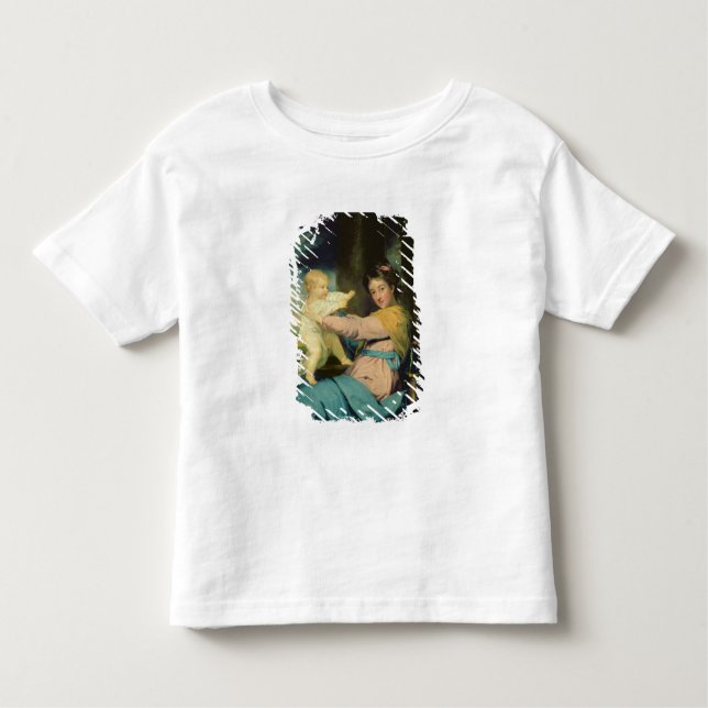 Camiseta De Bebé Retrato de Caroline, duquesa de Marlborough con (Anverso)