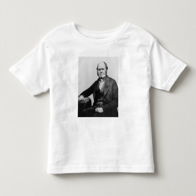 Camiseta De Bebé Retrato de Charles Darwin, 1854 (Anverso)