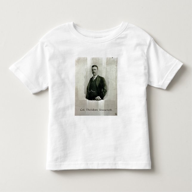 Camiseta De Bebé Retrato de coronel Theodore Roosevelt (litho) (Anverso)