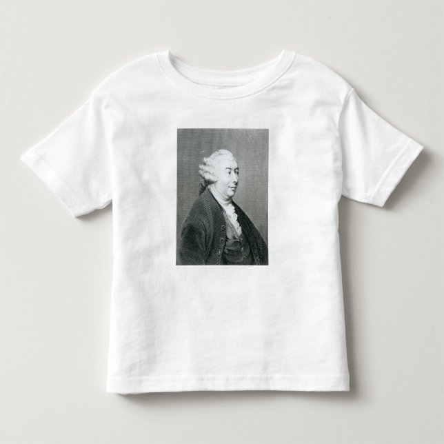 Camiseta De Bebé Retrato de David Hume (Anverso)