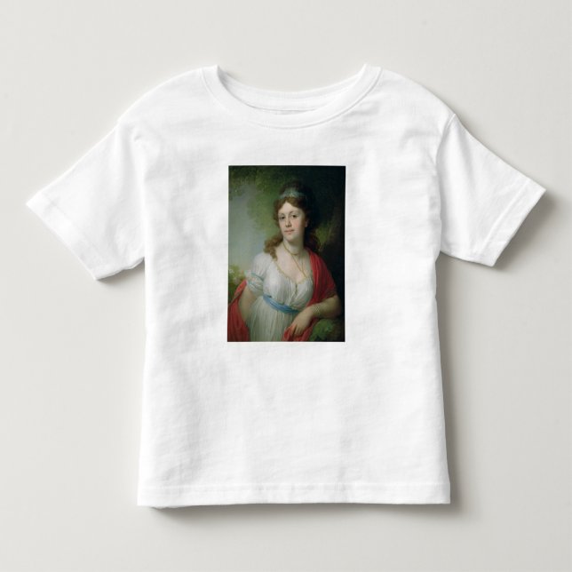 Camiseta De Bebé Retrato de E. Temkina, 1798 (Anverso)