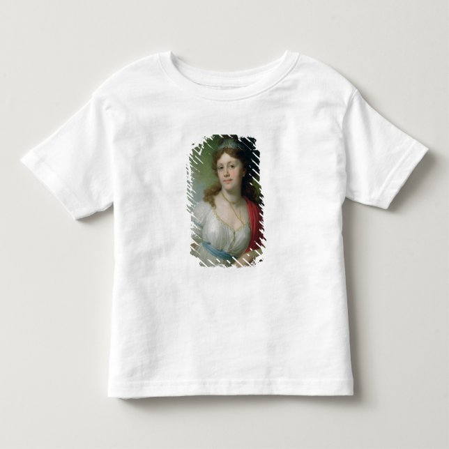 Camiseta De Bebé Retrato de E. Temkina, 1798 (Anverso)