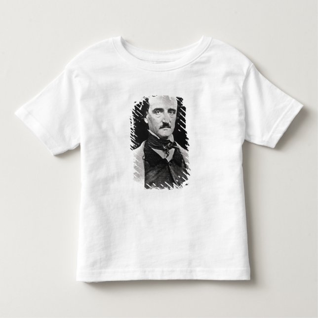 Camiseta De Bebé Retrato de Edgar Allan Poe (Anverso)