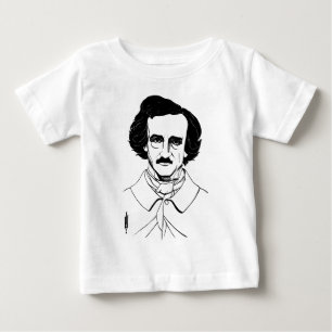 Camiseta De Bebé Retrato de Edgar Allan Poe