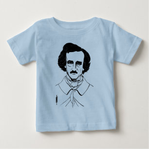 Camiseta De Bebé Retrato de Edgar Allan Poe