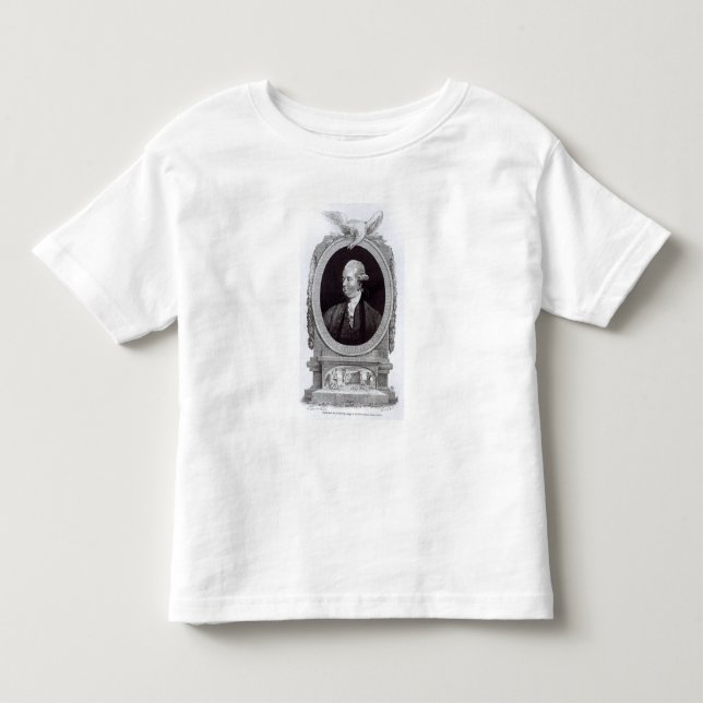 Camiseta De Bebé Retrato de Edward Gibbon (Anverso)