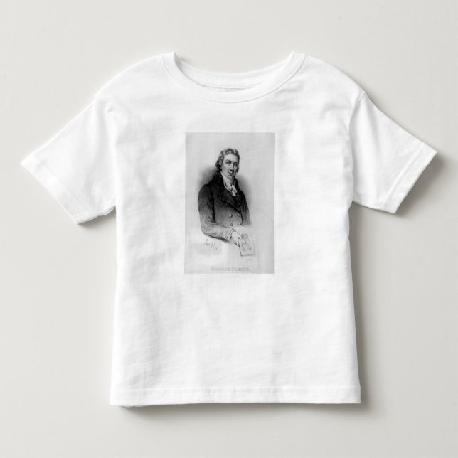 Camiseta De Bebé Retrato de Edward Jenner (Anverso)
